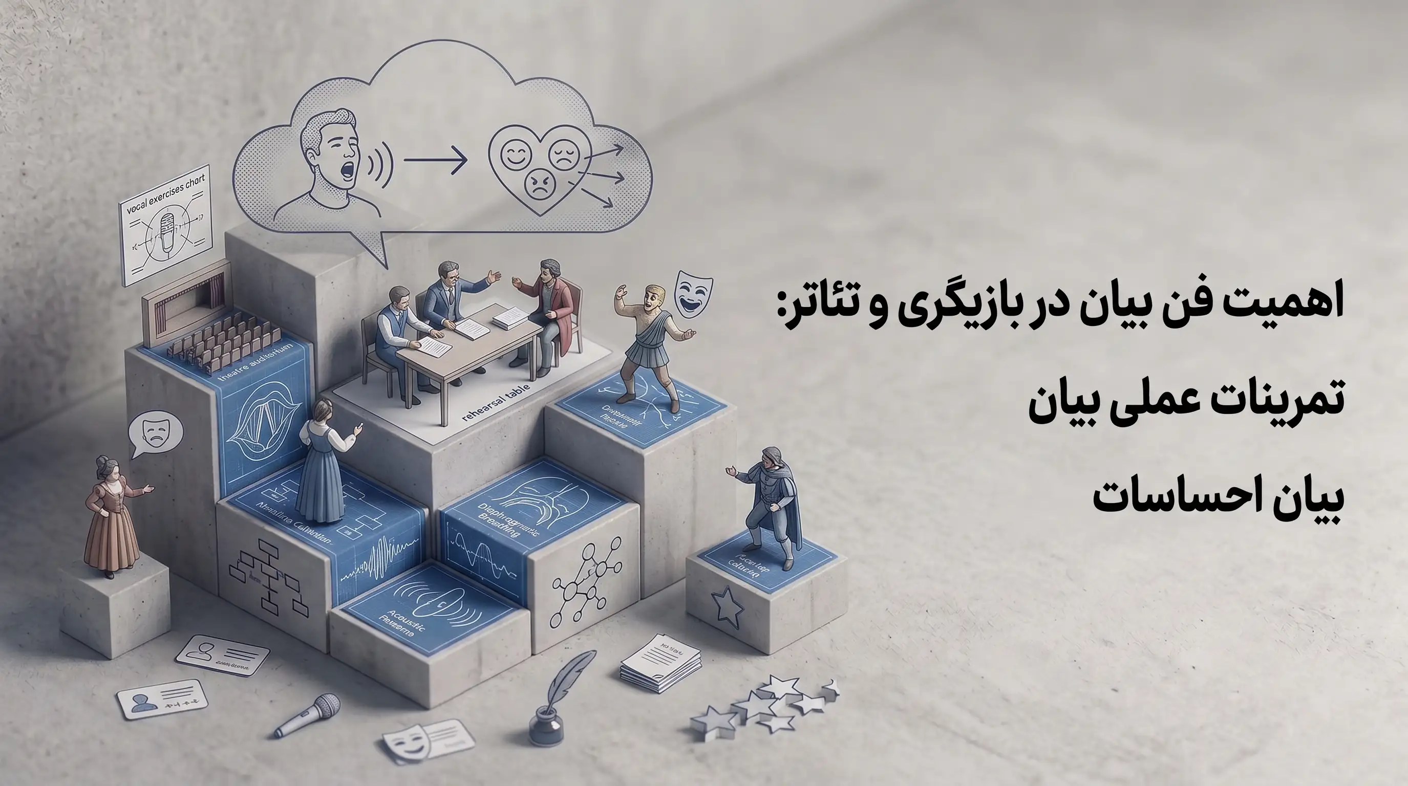 اهمیت فن بیان در بازیگری و تئاتر
