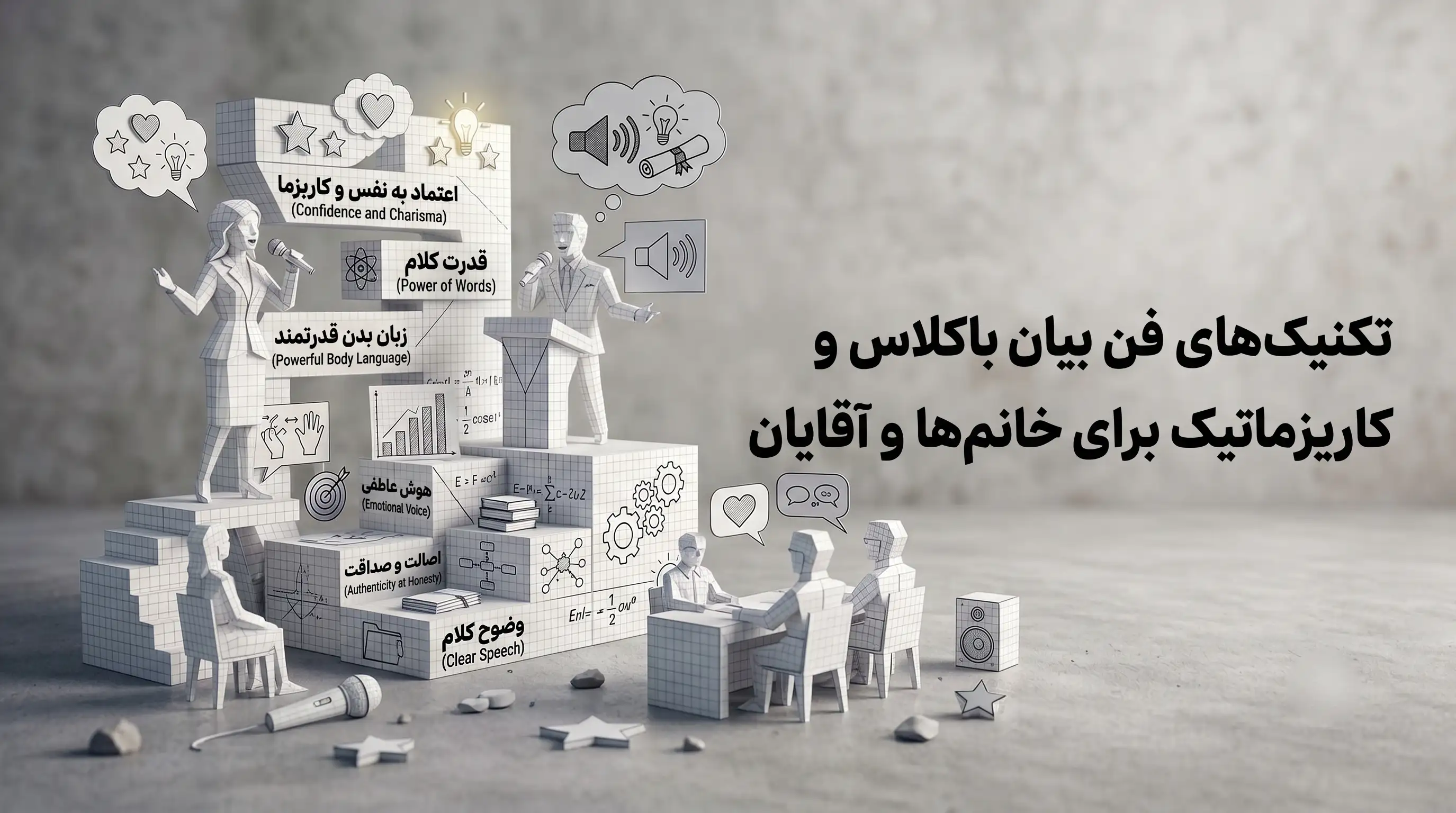 تکنیک‌های فن بیان باکلاس و کاریزماتیک