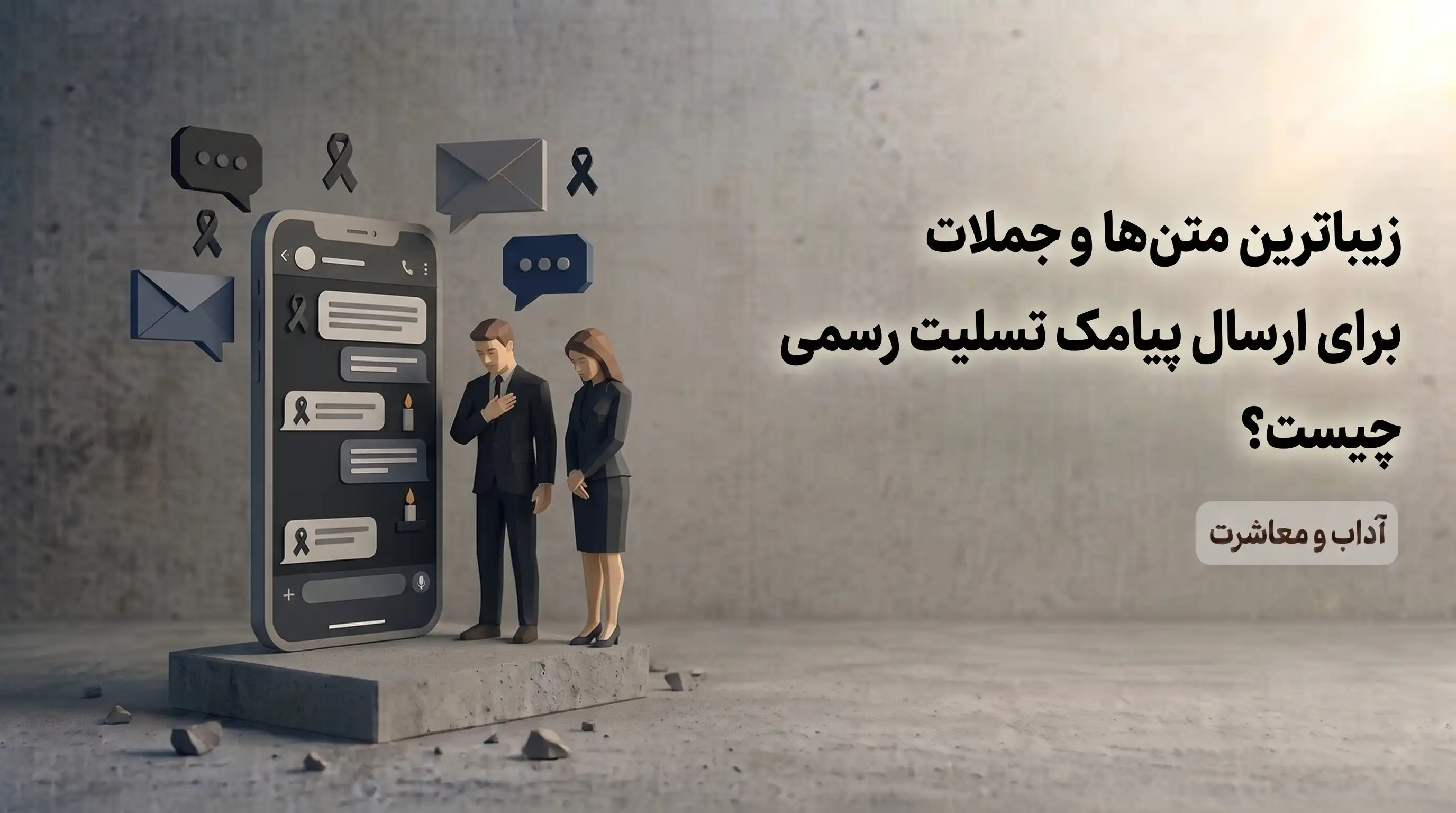 متن تسلیت محترمانه