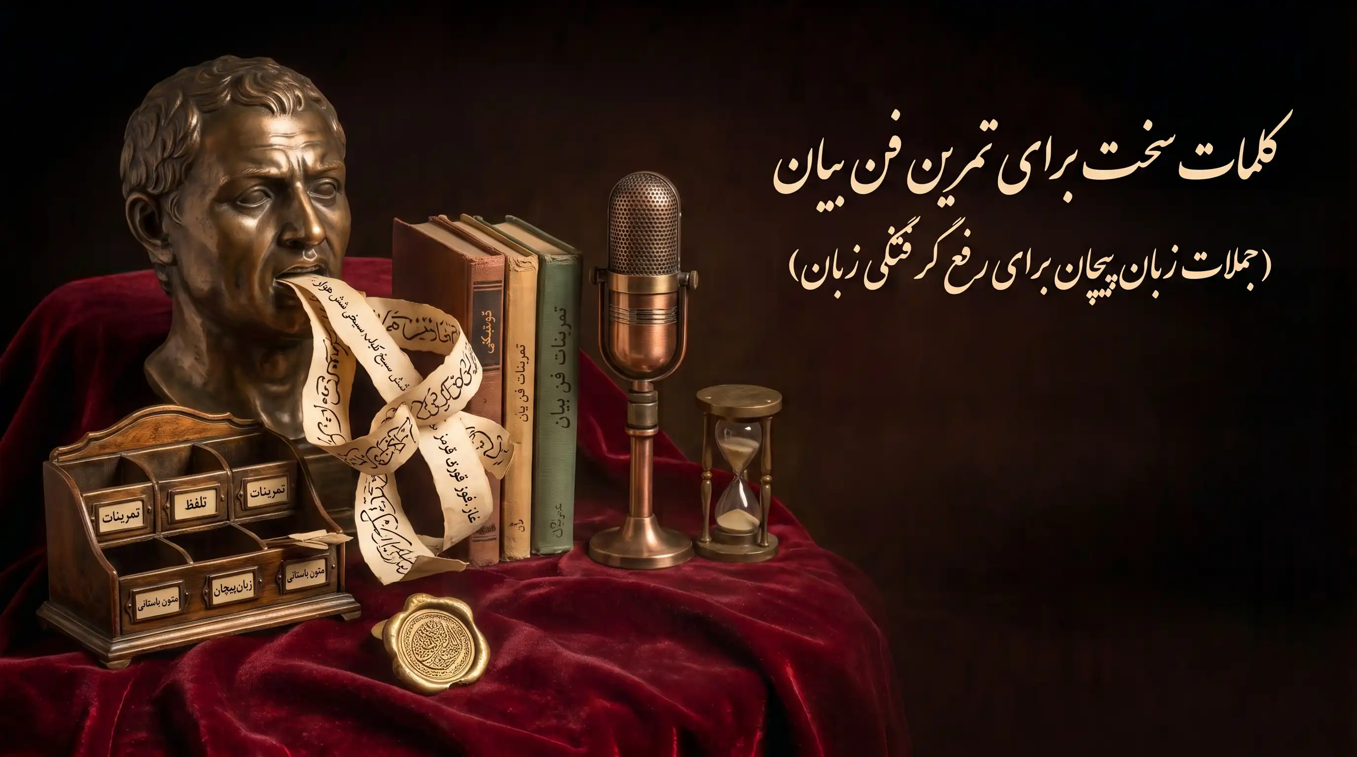 کلمات سخت برای تمرین فن بیان